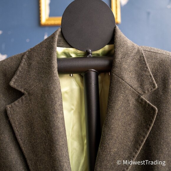 Women's Banana Republic Green Wool Blazer - Picture 2 of 3